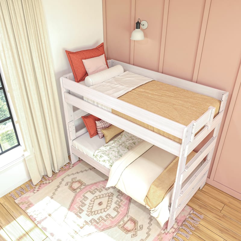Max and Lily Farmhouse Twin over Twin Bunk Bed
