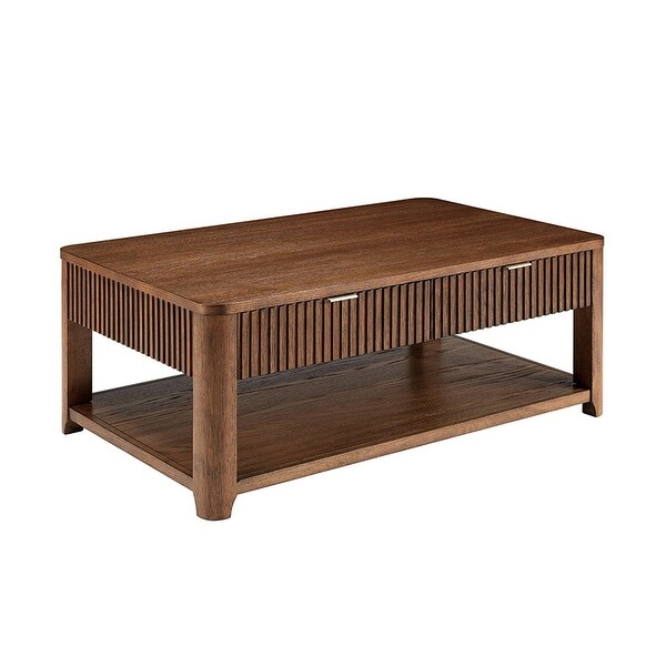 HULALA HOME Francisco Modern Solid Wood Coffee Table - On Sale