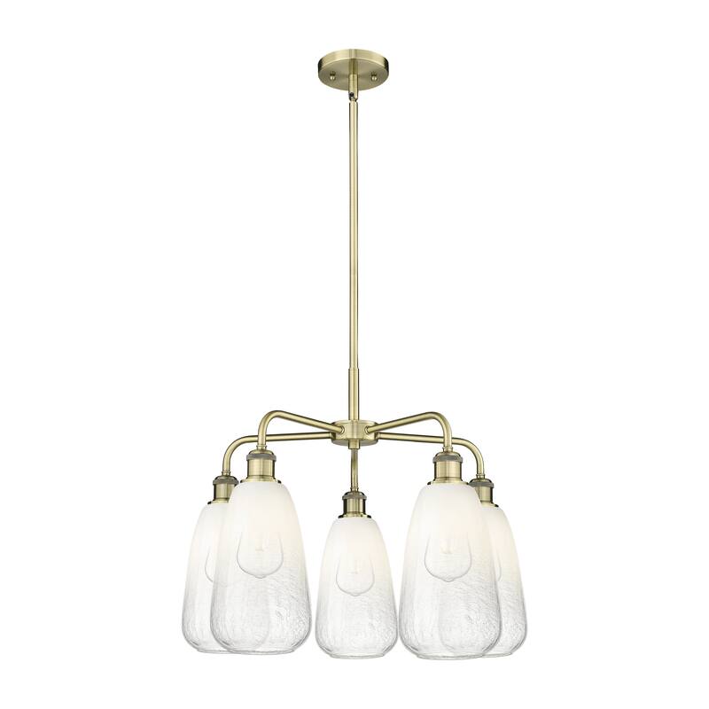 Innovations Lighting Endless Possibilities Ballston - Brookhaven Almond - 5 Light 25" Stem Hung Chandelier