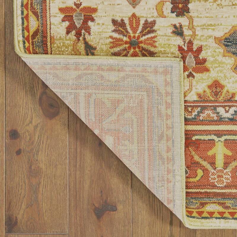 Vista Home Claude Bordered Tribal Area Rug