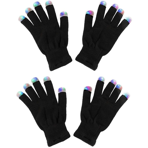 Light Gloves LED Strobe Fingertips Shows Concerts for Men Women & Kids. Opens flyout.