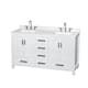 Option White / Giotto Quartz Top / Brushed Chrome
