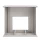 preview thumbnail 18 of 26, SEI Furniture Chase Contemporary Grey Wood Electric Fireplace