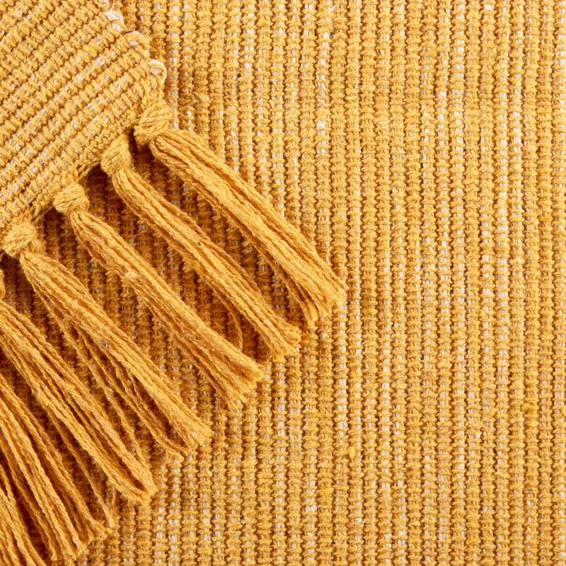 DII Gray and Off White 2-Tone Ribbed Rug 2x3 Ft - 24.0 In. L X 36.0 In. W X 0.2 In. H