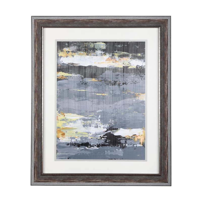Silver And Gold Inspiration III Framed Art Print