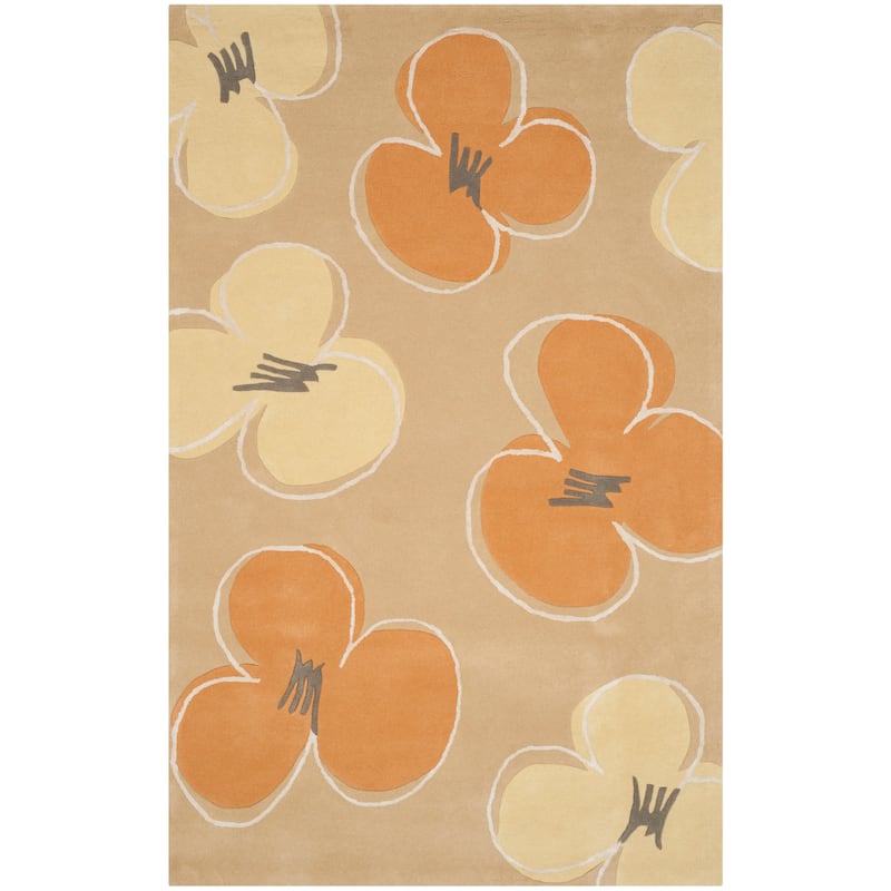 SAFAVIEH Handmade Soho Sarai Daisy N.Z. Wool Rug