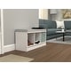 preview thumbnail 21 of 21, Porch & Den Southbrook 3-cube Storage Bench w/ Grey Cushion