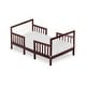 preview thumbnail 9 of 32, Dream On Me Star 3 in 1 Convertible Toddler Bed Espresso