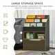 preview thumbnail 13 of 35, 3-Tier Kids Book Shelf Cabinet with 2 Storage Compartment and Large Drawer - 23.5" W x 11.75" D x 35.5" H