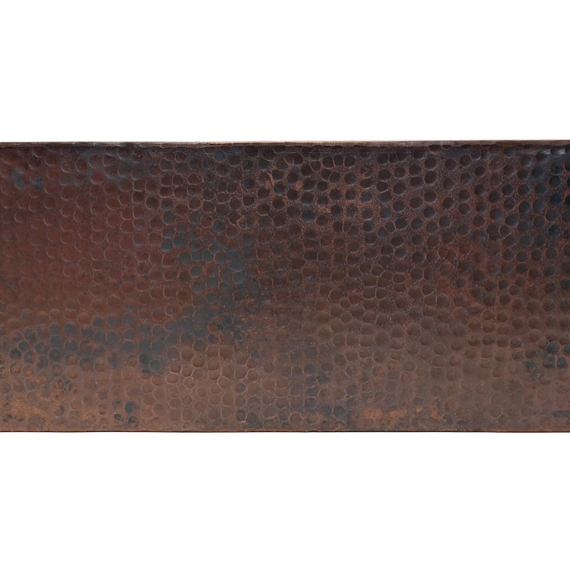 33-in Hammered Copper Apron Front 50/50 Double Basin Kitchen Sink (KA50DB33229)