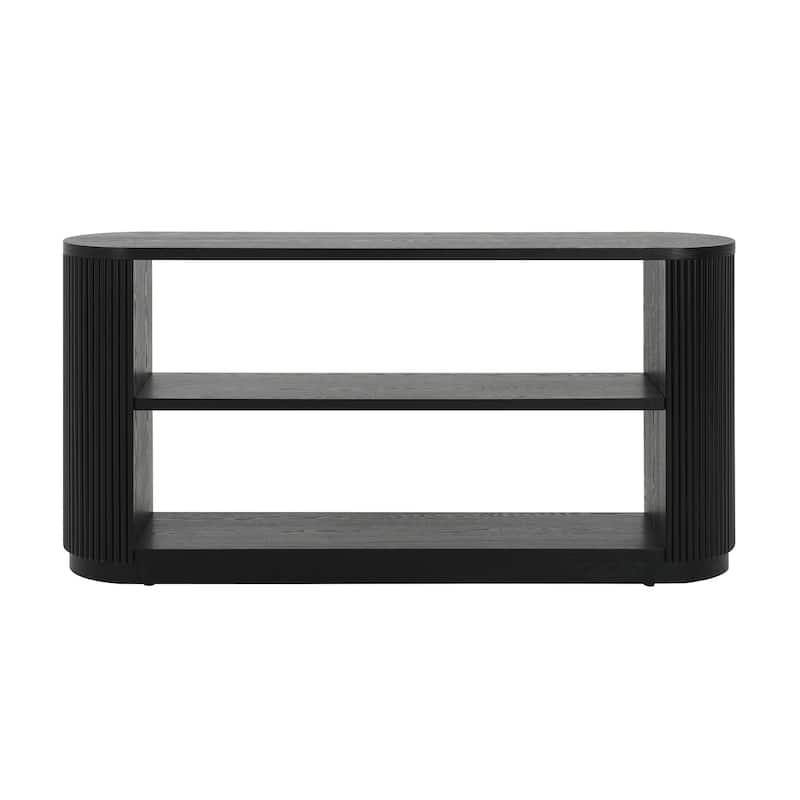 Entryway Console Table Sofa Table with Open Shelf