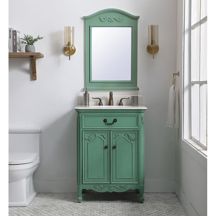 27" Bathroom Vanity Sink - Green