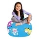 preview thumbnail 42 of 187, Kids Bean Bag Chair Cover Stuffed Animal Storage or Toy Organizer 27 Inch Medium - Canvas Farm Animals on Blue
