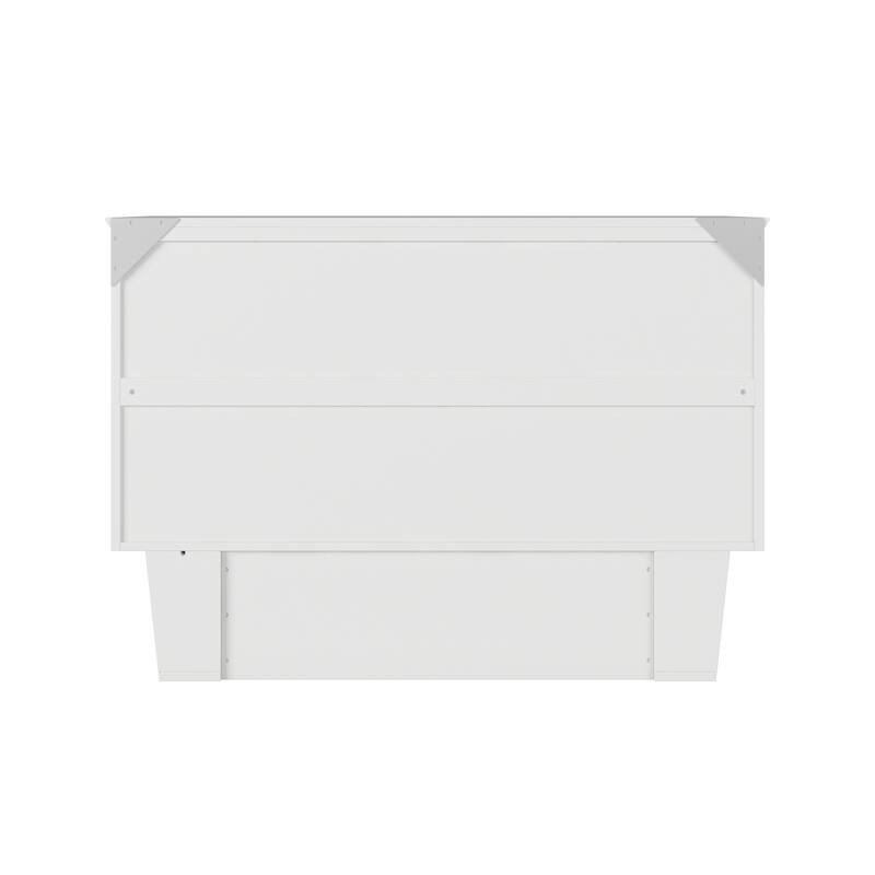 Monroe Full Murphy Bed Chest with 6" Memory Foam Mattress