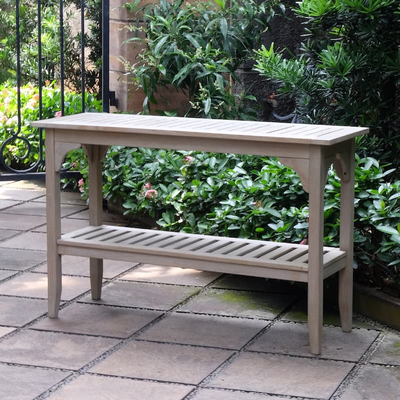Cambridge Casual Leon Teak Outdoor Console Table