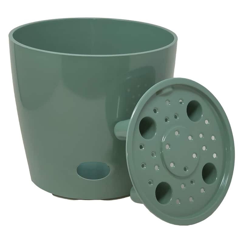 Bamboo Blooms Self-Watering Plant Pot Set of 3 - 5"-7"-10"Round