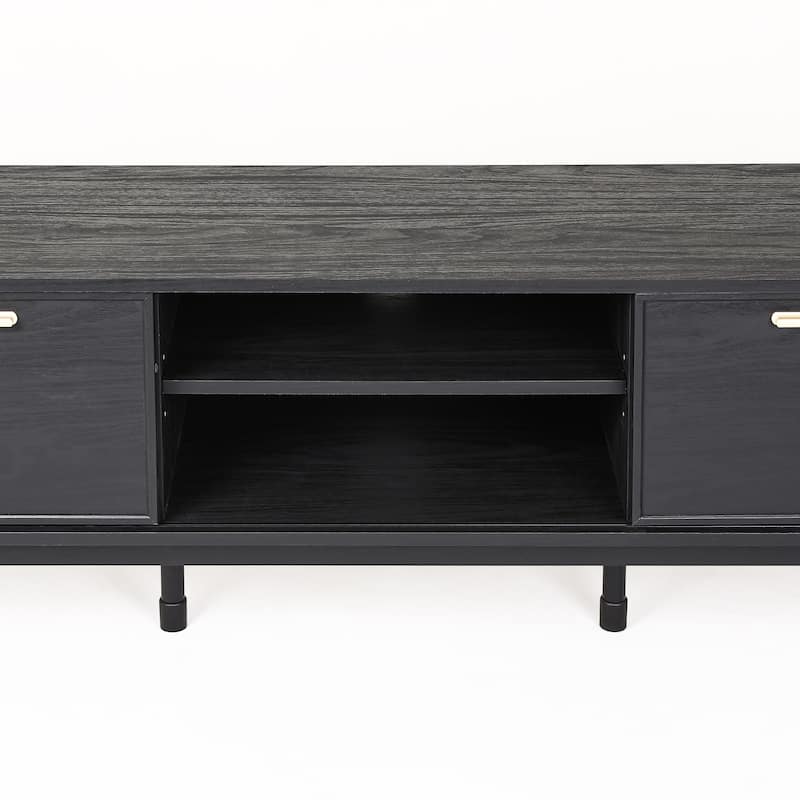 NPD Furniture Heaton 60.5 Inch Low TV Stand with Storage