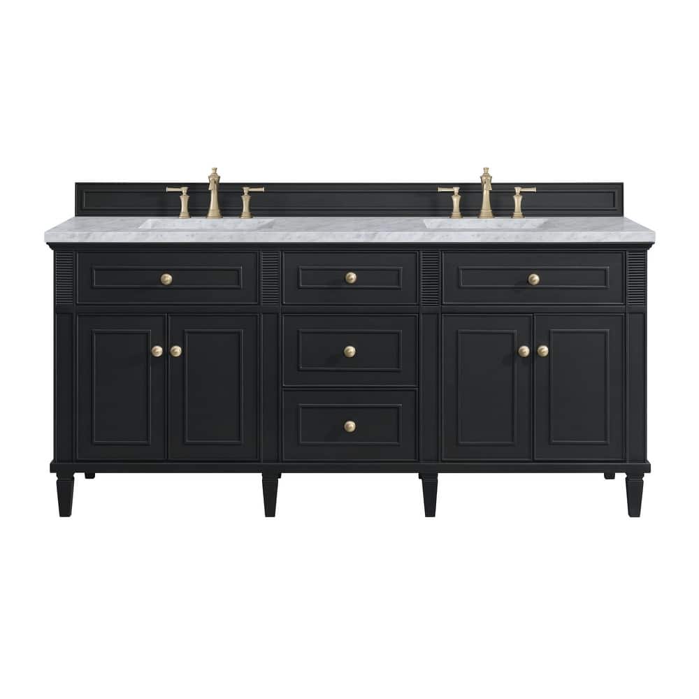 James Martin Vanities 424-V72-3CAR Lorelai 72" Double Basin Wood