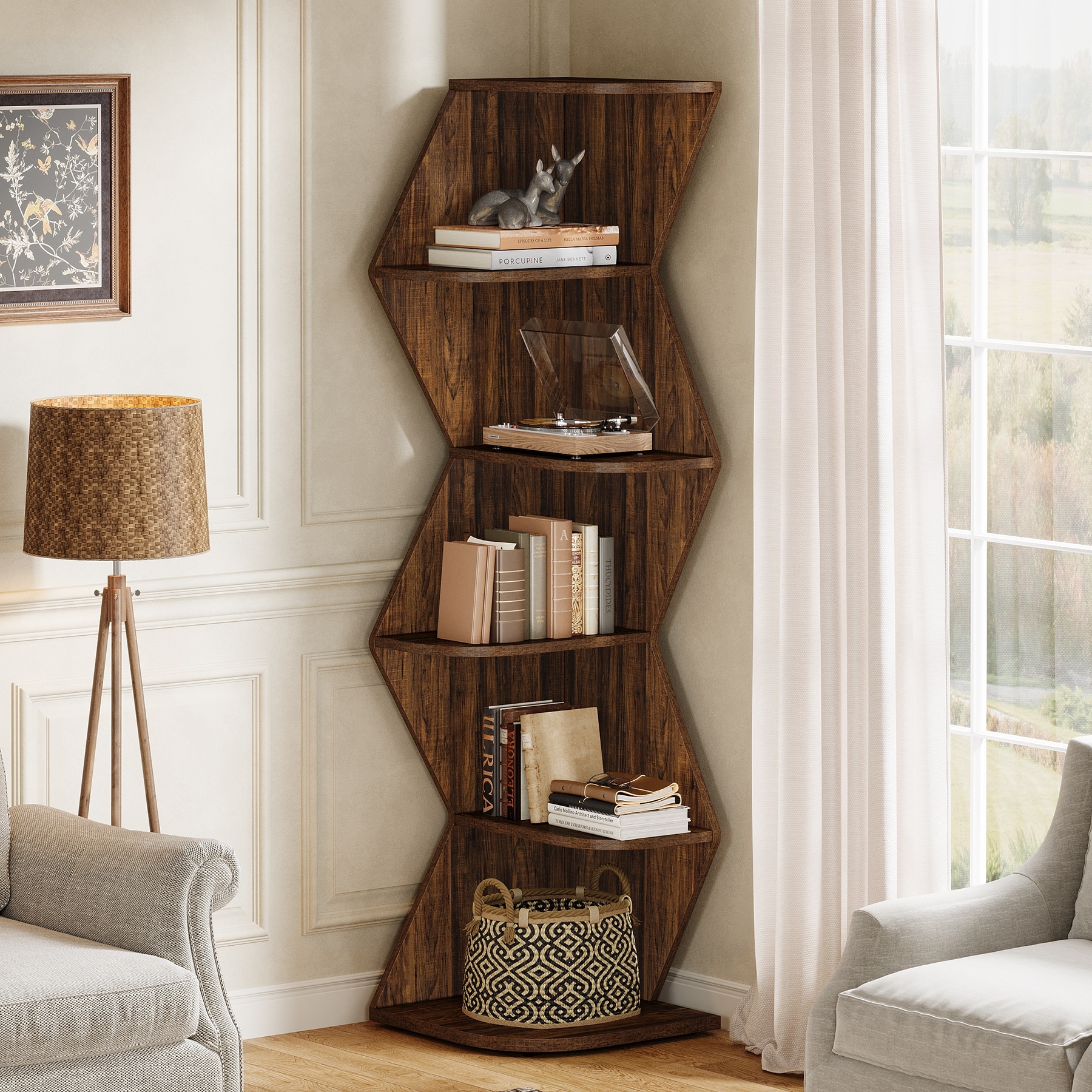 Industrial-5-Tier-Corner-Shelf