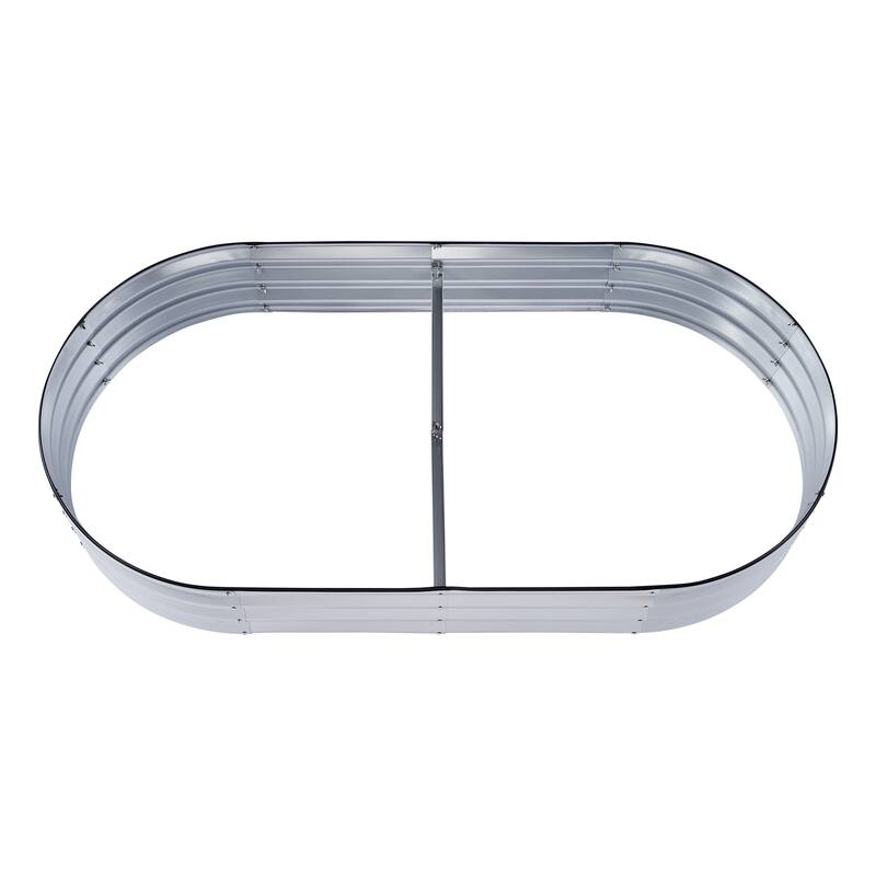 Customizable Raised Garden Bed with Gloves, Safety Edging for Drainage