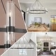preview thumbnail 21 of 20, Black Wagon Wheel Chandelier Modern Farmhouse Chandelier