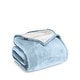 preview thumbnail 55 of 88, Bare Home Sherpa Fleece Blanket - Reversible Plush Bed Blanket Full/Queen - Light Blue