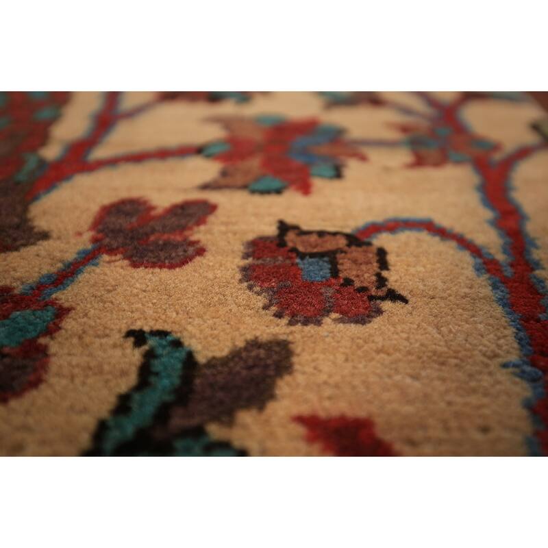Animals Kazak Oriental Foyer Rug Hand-Knotted Wool Carpet - 2'0" x 3'0"