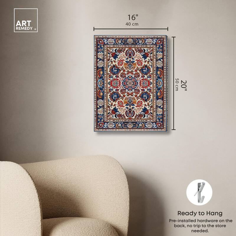 Morrocan Garden Canvas by Art Remedy, Gallery Wrapped