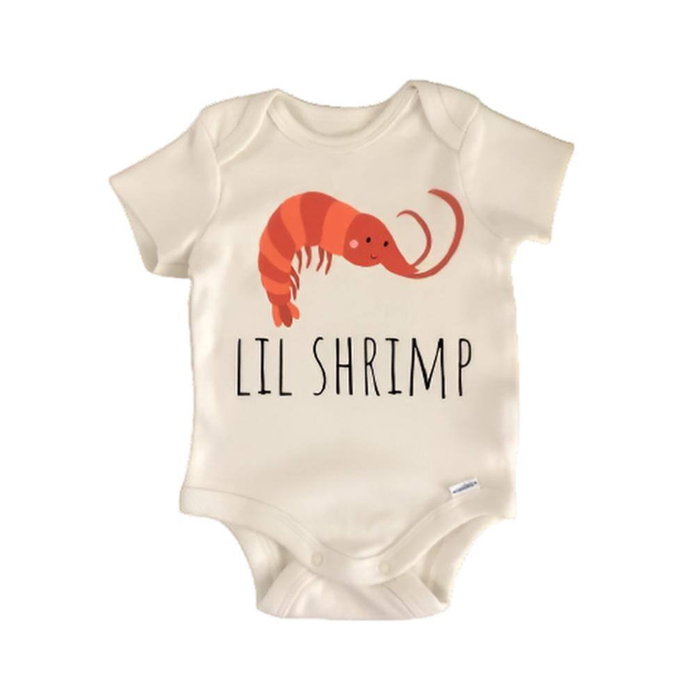 Shrimp Seafood - Baby Boy Girl Clothes Infant Bodysuit Funny Cute Newborn