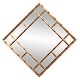 preview thumbnail 4 of 5, Allan Andrews Square Bamboo Framed Wall Mirror - 40" x 40"