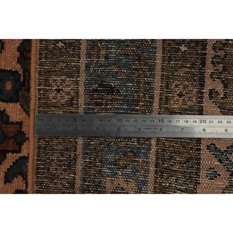 Hand Knotted Oriental 100% Wool Carpet Traditional Floral Peach Lilian Area Rug - 6' 6'' X 4' 5''