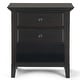 preview thumbnail 7 of 104, WYNDENHALL Halifax SOLID WOOD 24 inch Wide Bedside Nightstand Table