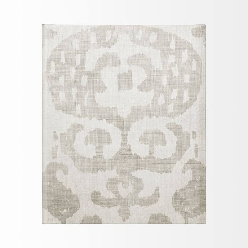 Shadow Ikat I Canvas Art Print