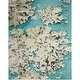 preview thumbnail 12 of 13, Nourison Prismatic Abstract Floral Textured Water Lily Shimmer Area Rug