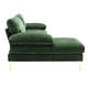 preview thumbnail 2 of 8, L-shape Sectional Sofa Chenille 3 Seater Sofa Upholstered Lounge Chaise