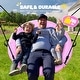 preview thumbnail 7 of 22, Trekassy 700lbs 40" Round Tree Swing with Handles for Kids 900D Oxford Waterproof 2pcs Tree Hanging Straps