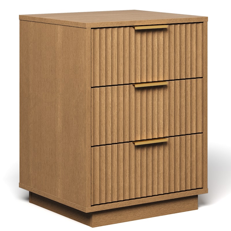 3-Drawer Nightstand for Bedroom