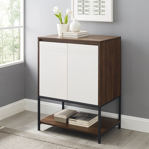 Carson Carrington 24" 2-Door Accent Cabinet. Opens flyout.