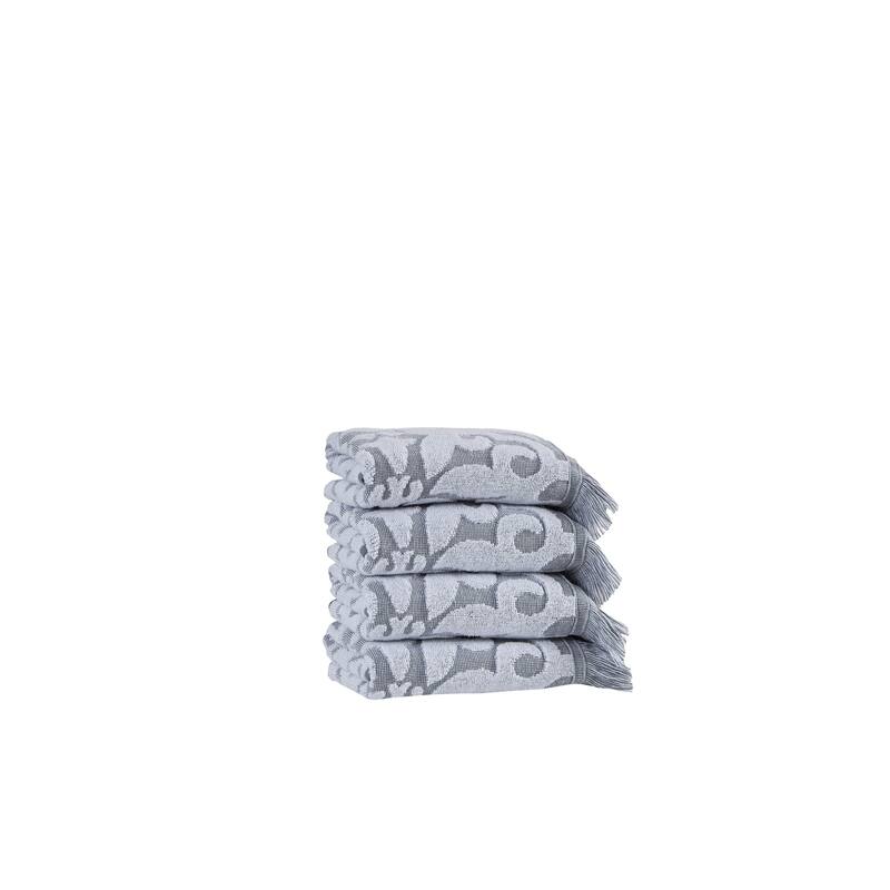 Ozan Premium Home 100% Genuine Turkish Cotton Panache Hand Towels (Set of 4)