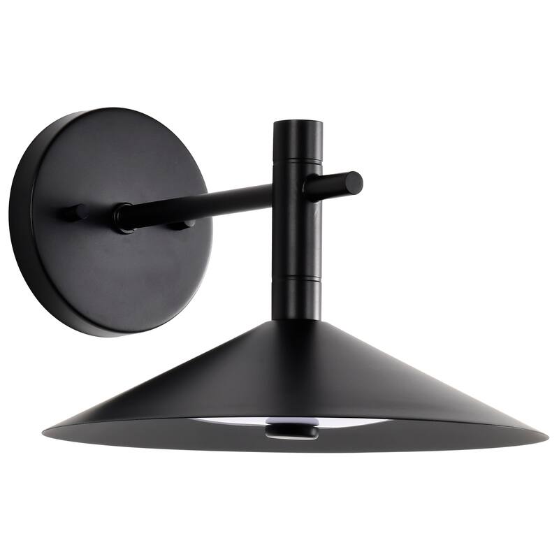 Corrine 10 Inch LED Wall Sconce Matte Black 3K/4K/5K CCT Selectable
