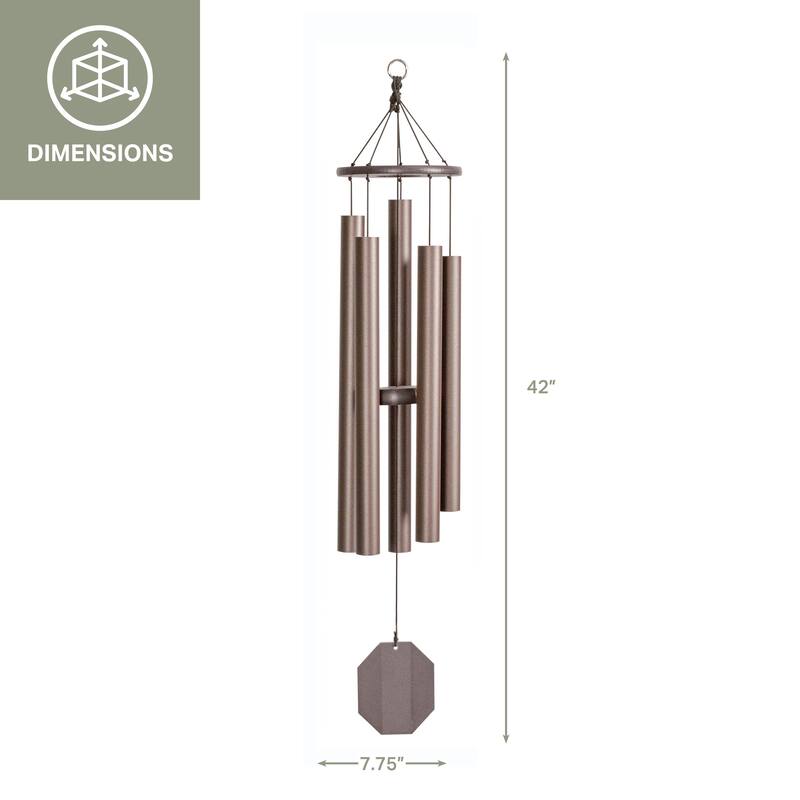 OUTDOOR LEISURE PRODUCTS Model 448T Wind Chime made with powder coated Aluminum tubes