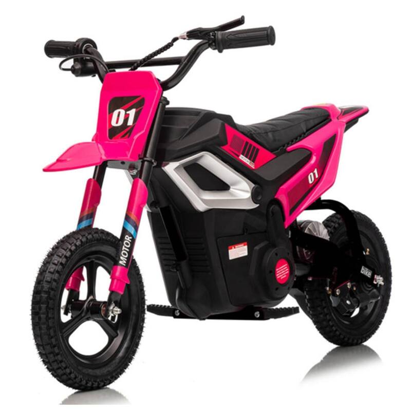 24v Ride on Motorcycle Toy for Kids Best Gift - Pink