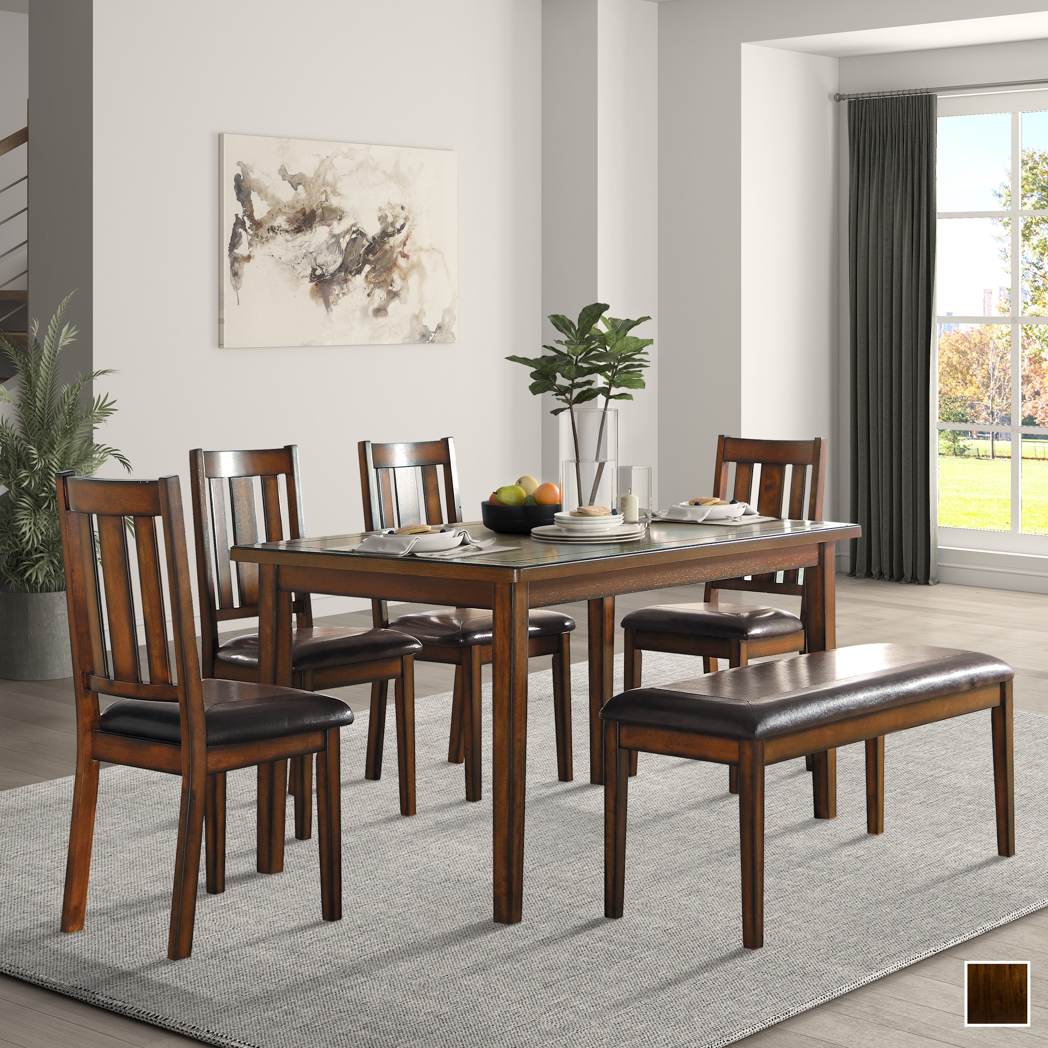 Fremont & Park Mattawa 6-Piece Dining Set