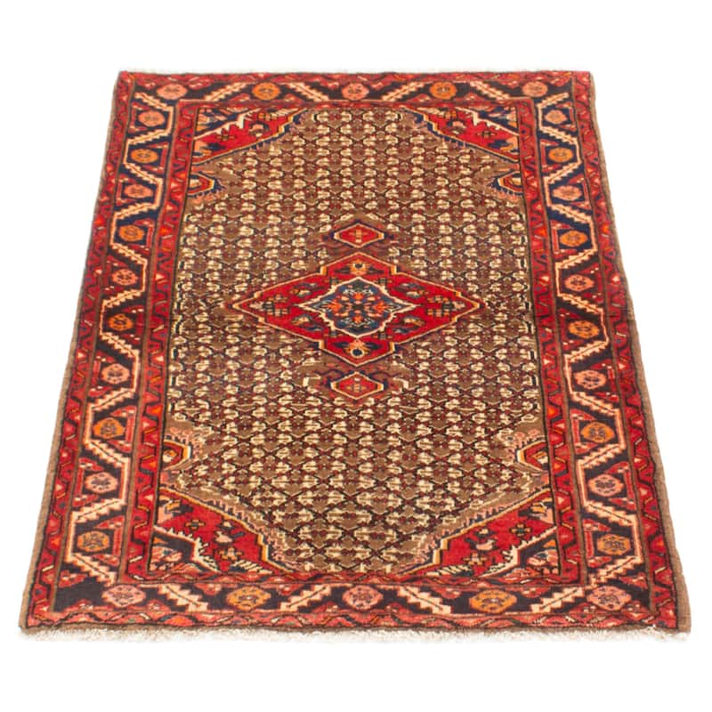 ECARPETGALLERY Hand-knotted Andelz Brown Wool Rug - 3'6 x 5'1