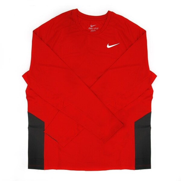 red nike long sleeve shirt