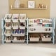 preview thumbnail 2 of 13, Children's Toy Storage Cabinet - Multi-Functional, Space-Saving, Safe Design Blue