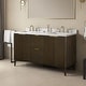 preview thumbnail 61 of 168, Gabi Bathroom Vanity with White Engineered Stone Top