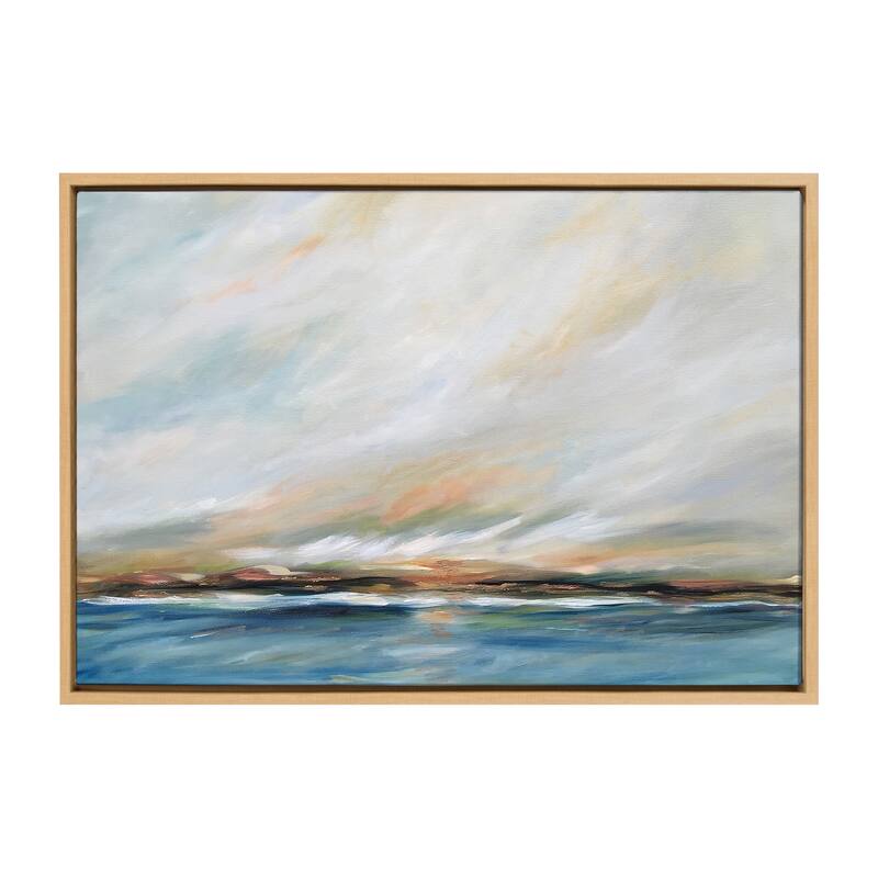 Kate and Laurel Sylvie Sunday Morning Framed Canvas by Mary Sparrow