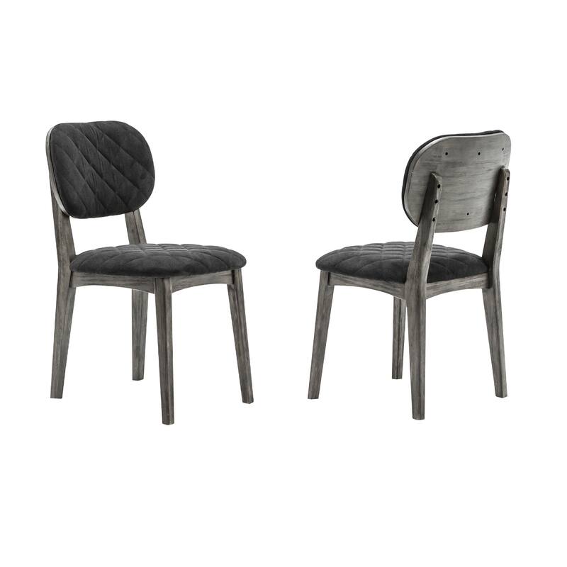 Midnight Open Back Dining Chair - Set of 2