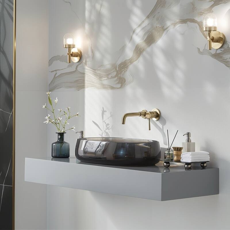 Modern Translucent Bathroom Sink with Durable Resin Construction and Stylish Design
